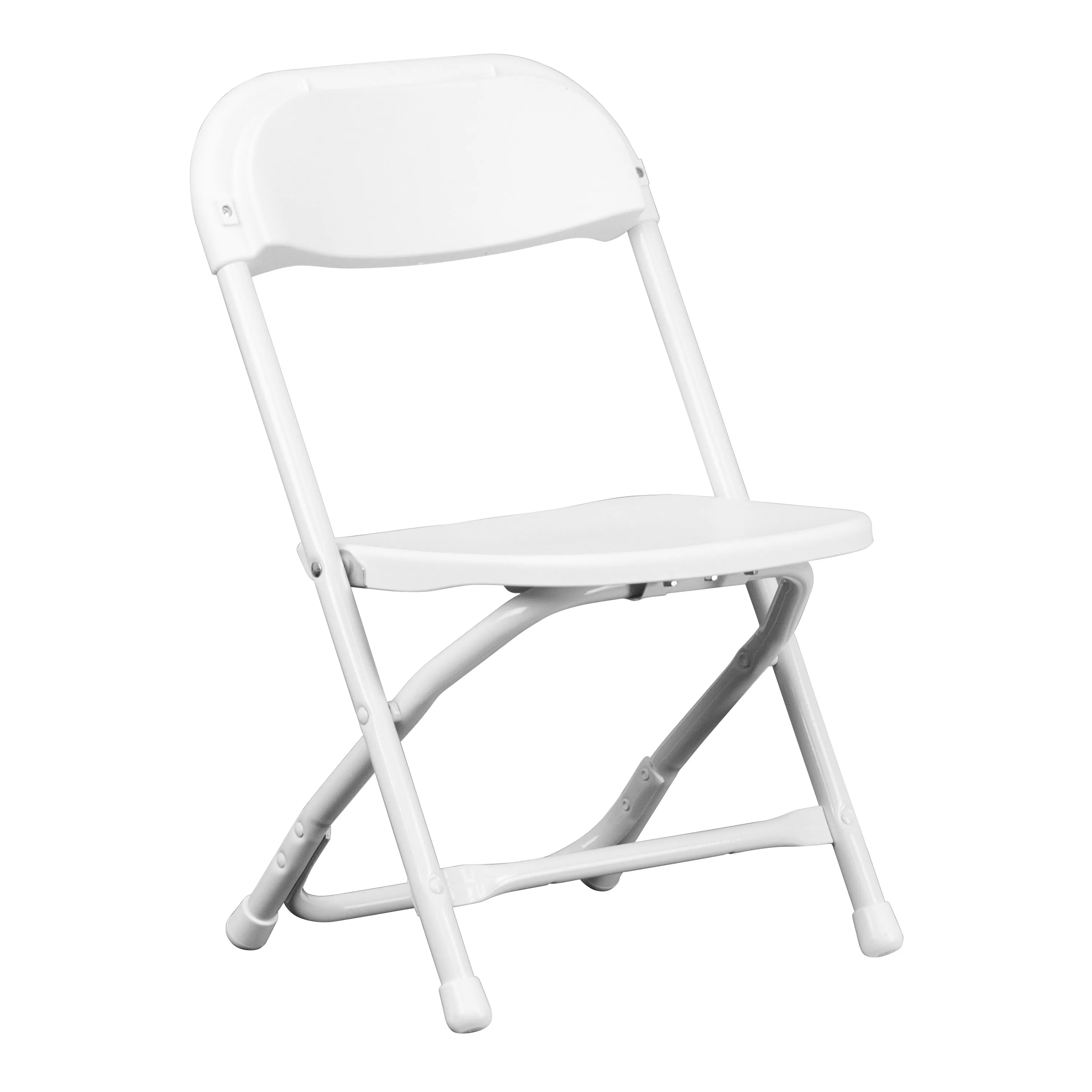 kids white folding chairs 