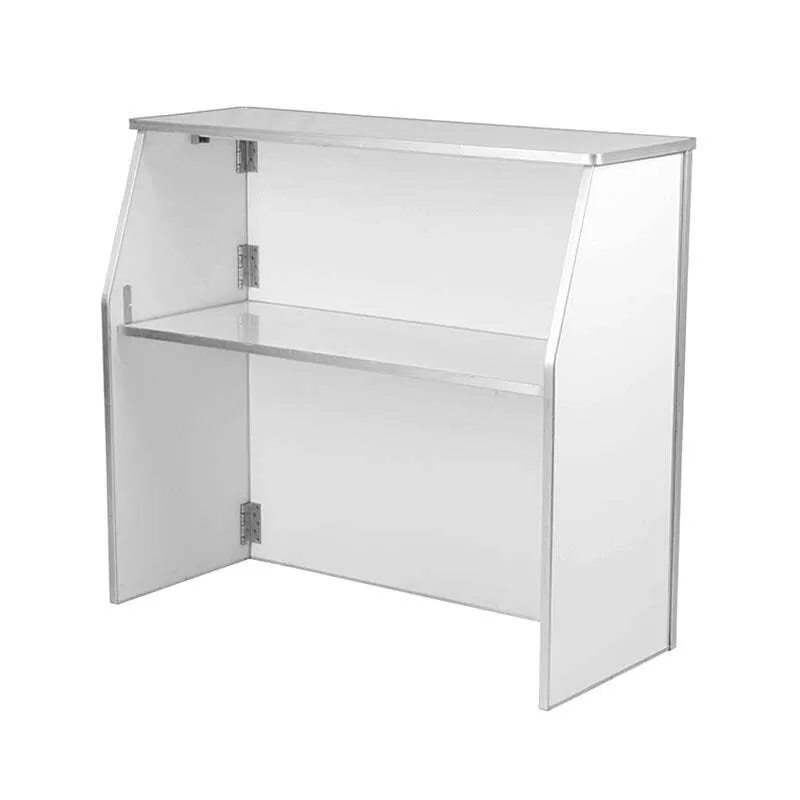 White portable bar 