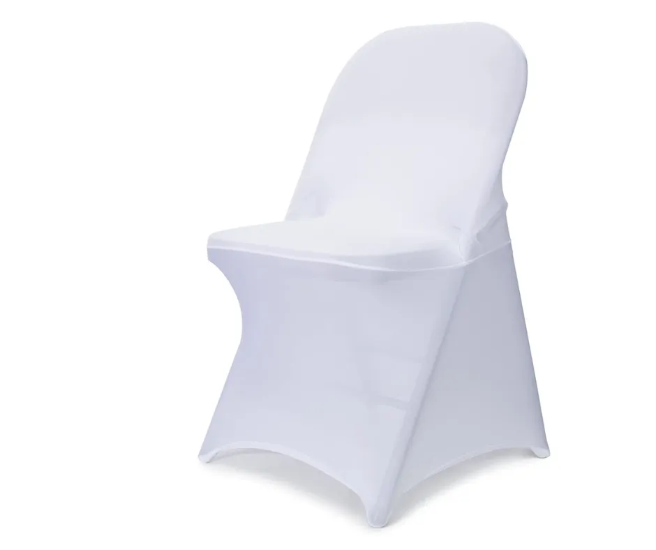 white spandex chair covers 