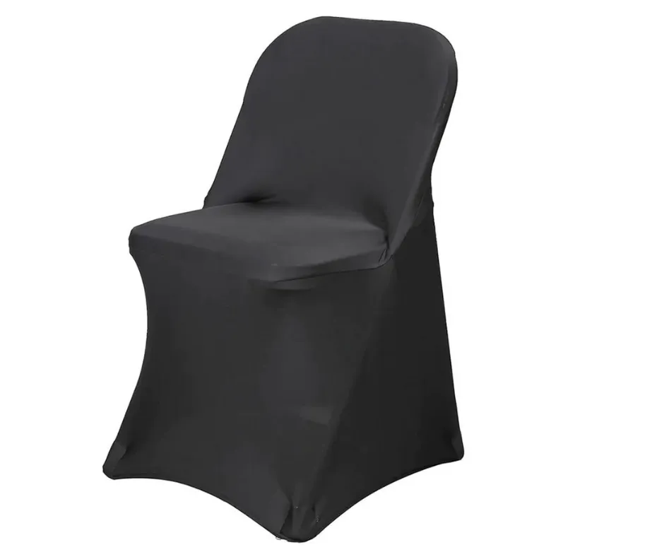 black spandex chair covers