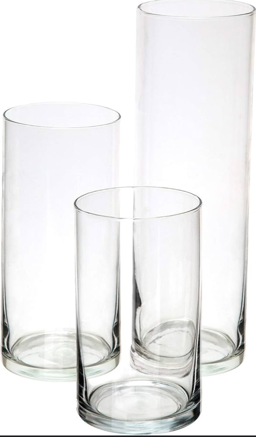 Cylinder Vases - Set of 3