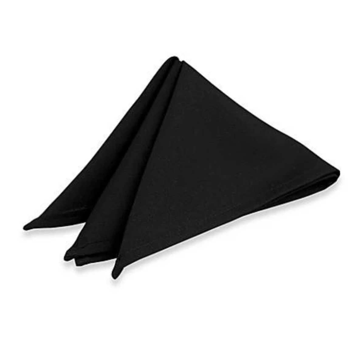 Napkins - Black Polyester