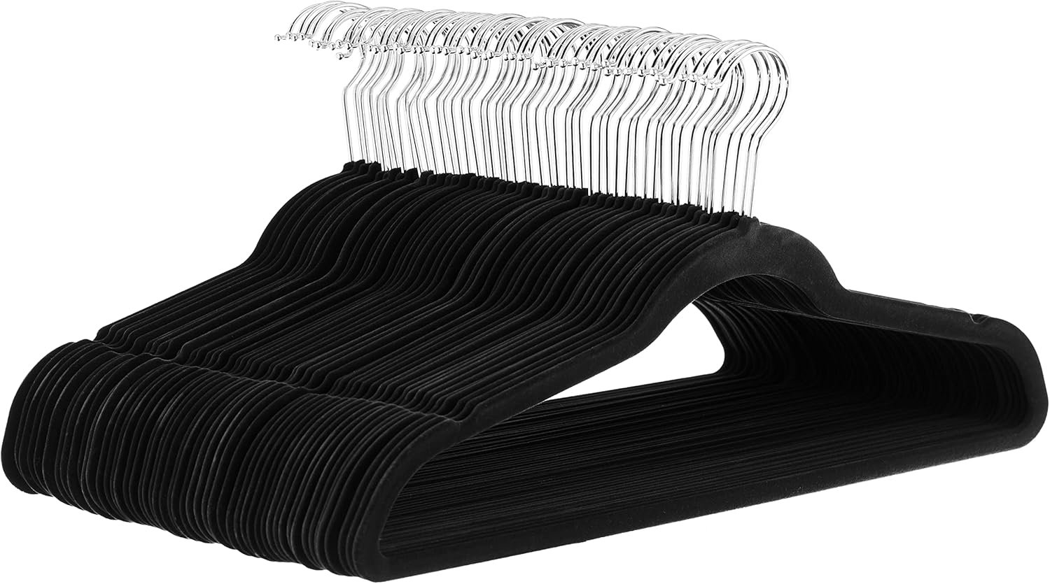 Black Velvet Hanger - 10ct