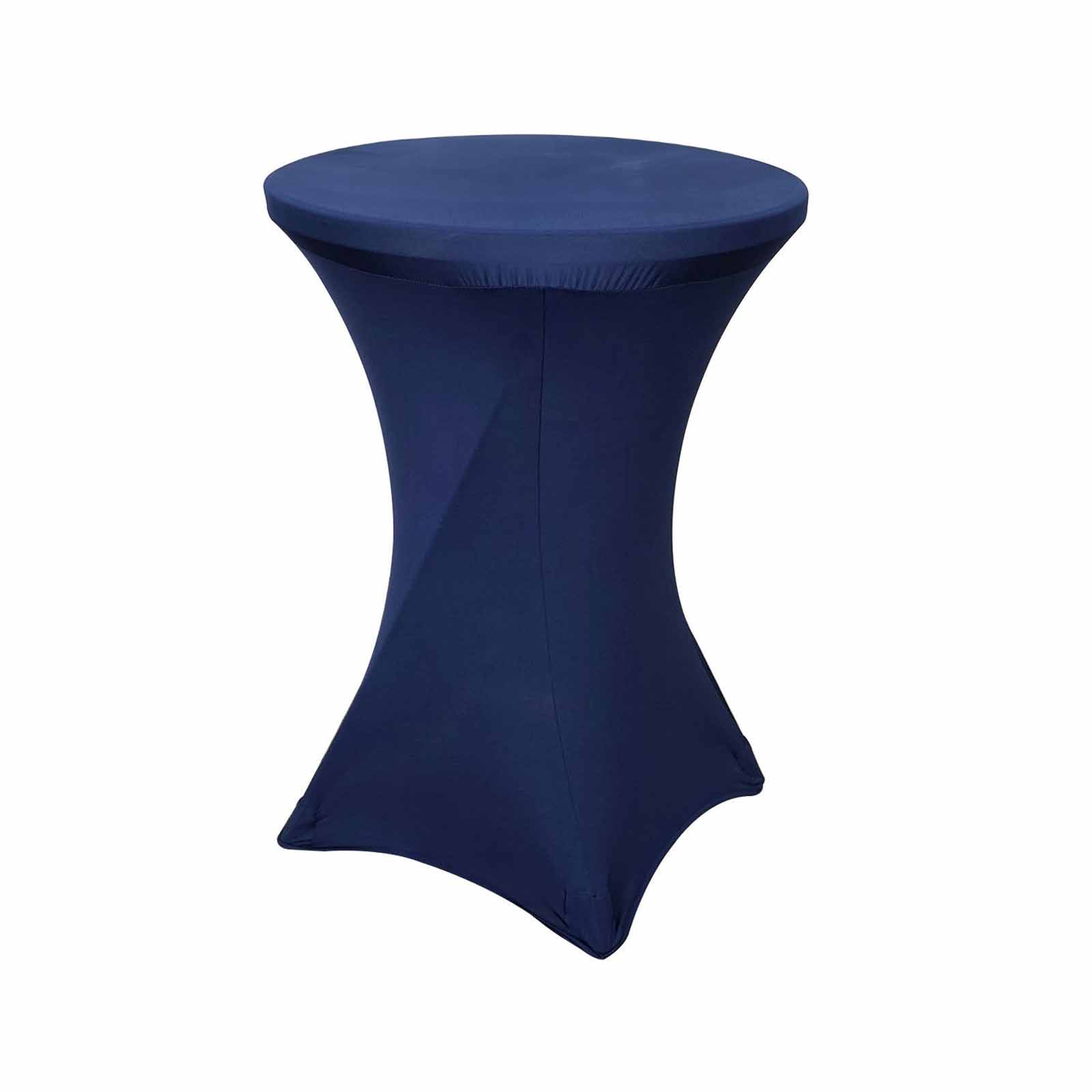 Navy Blue Spandex cocktail tablecloth